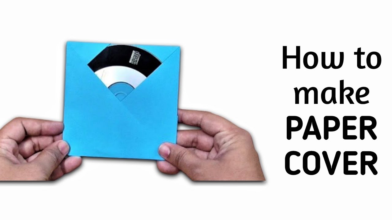 How to make origami paper CD / DVD cover | Origami / Paper Folding Craft, Videos and Tutorials.