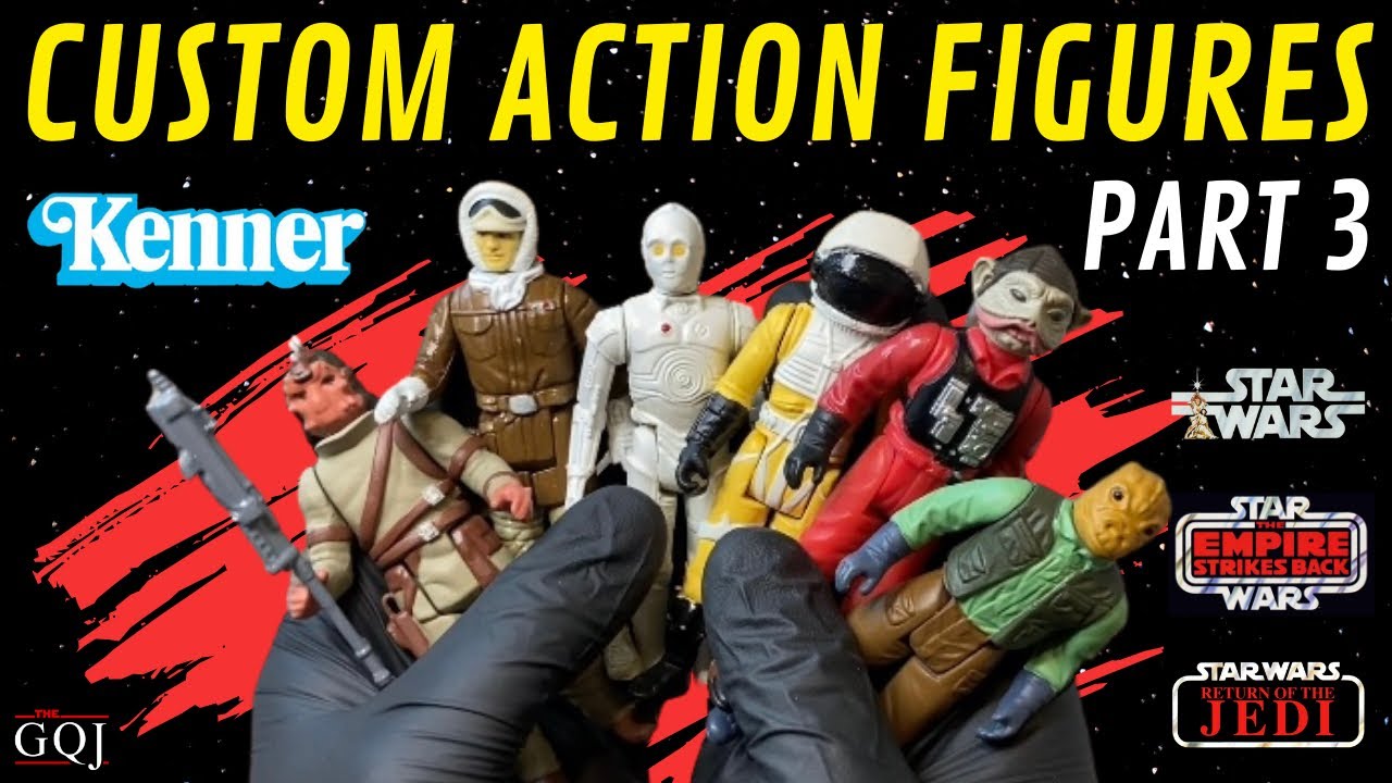Custom DIY Vintage 3 3/4” Star Wars Action Figure Channel Gift Part 3!