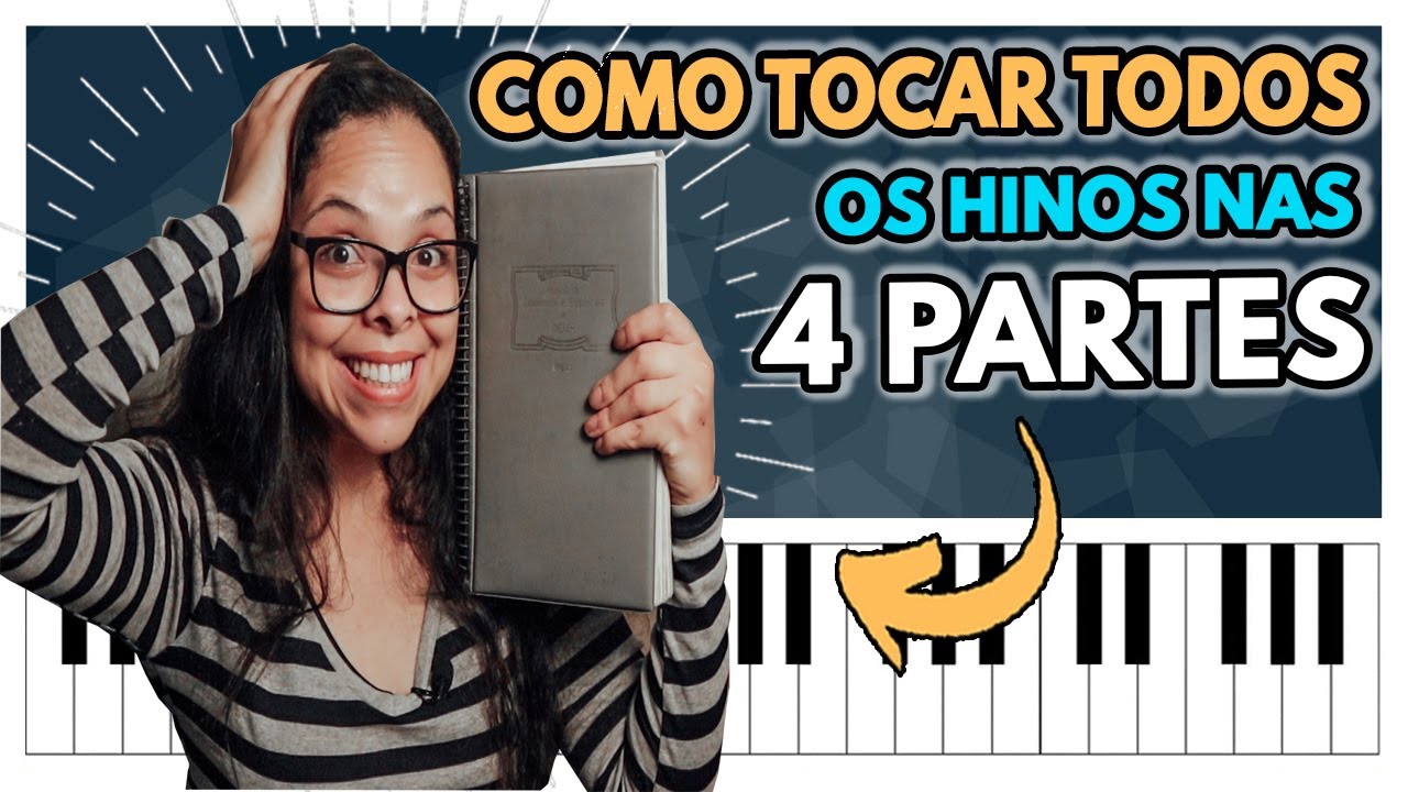 Aprenda de uma vez por todas como tocar no órgão os hinos nas 4 vozes | ORGANISTAS CCB
