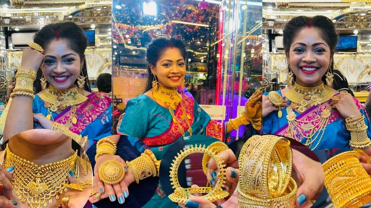 🦋মেয়ের বিয়ে উপলক্ষে হালকা weight কঙ্কন/চুর/মনিপুরি বালা10grms থেকে/ bridal choker/ shitahar at 7grms