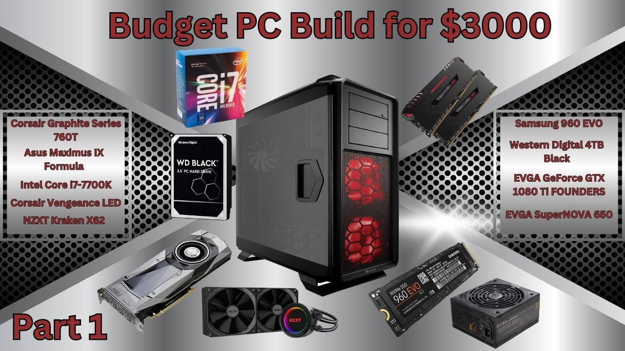 $3000 PC BUILD LIVE - Part 1!!!