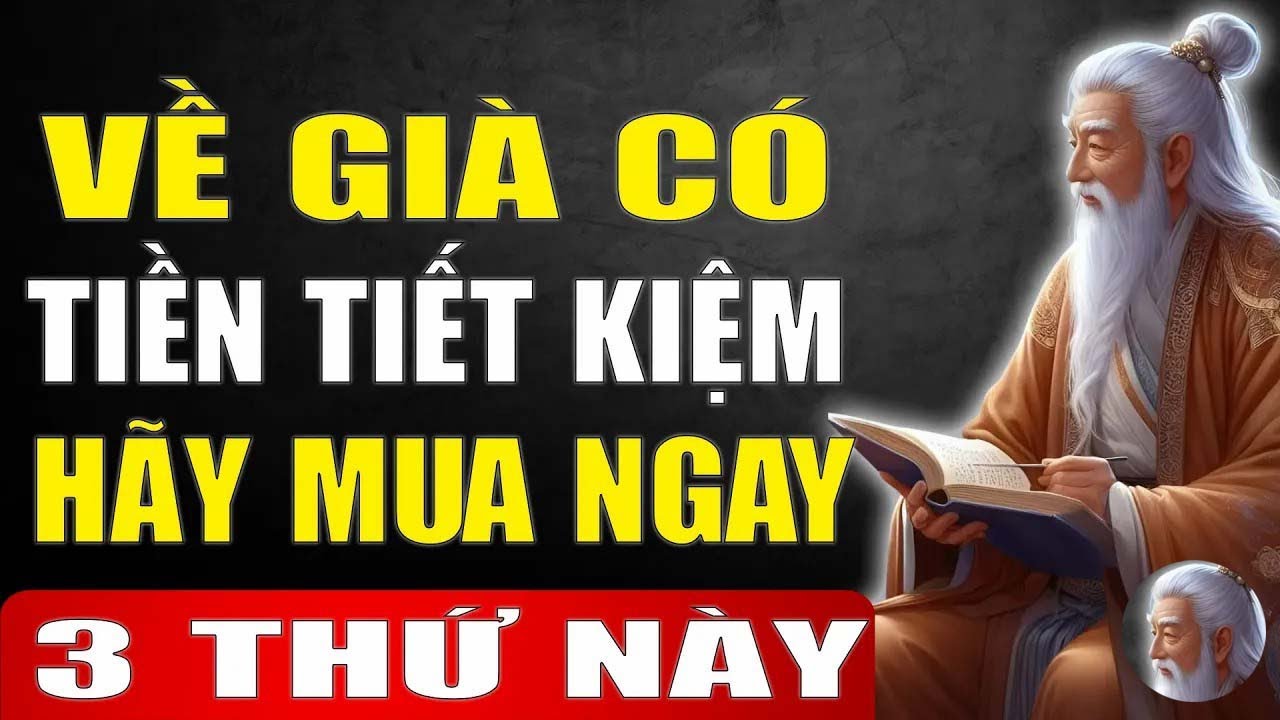 Cổ Nhân Dạy   Về Già, Có Tiền Tiết Kiệm HÃY MUA NGAY 3 Thứ Này   Tinh Hoa Xưa