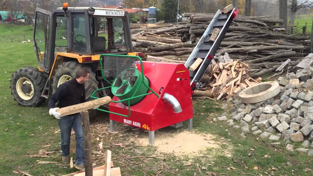 MARY AGRI - Présentation scie à tambour // scie automatique