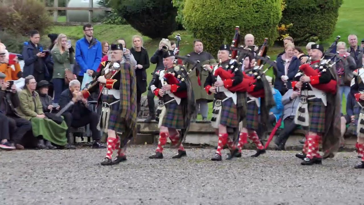 The Atholl Highlanders Parade 2021 - The March Past