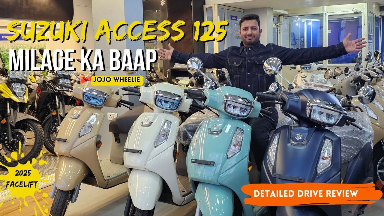 2025 Facelift Suzuki Access 125 top model most detailed drive review | first ride | milage ka baap