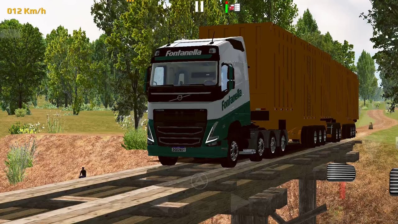 2.1 ] Realistic Offroad Volvo Double Trailer - [ W.T.D.S ] #games #simulator #truckgames #viralgame 