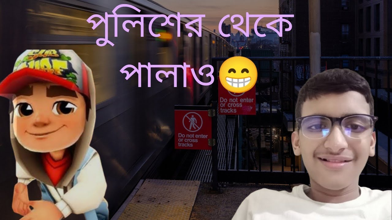 Subway Serfers Full Gameplay Video//Run From Police