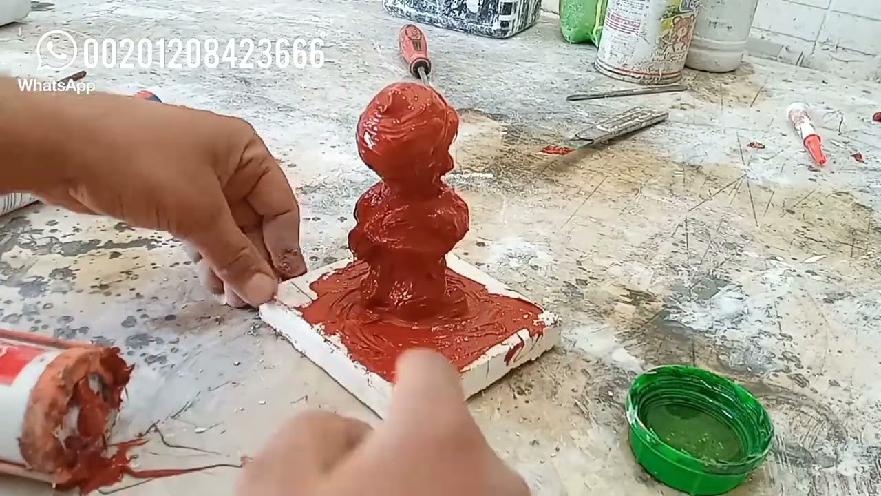 طريقة عمل قالب من السيلكون الحرارى او العادى . Thermal silicone mold