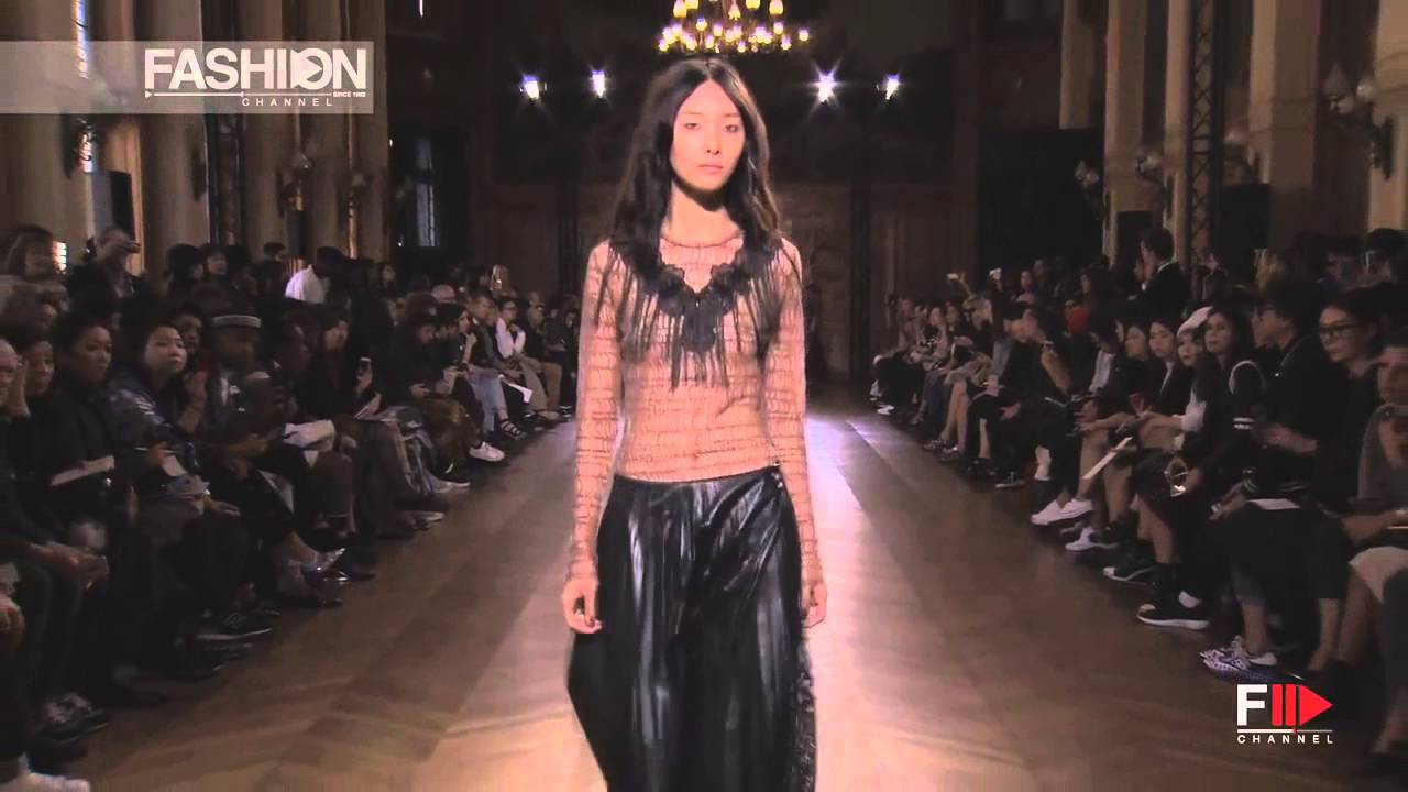 Fall leather skirt fashion show runway (part 2)