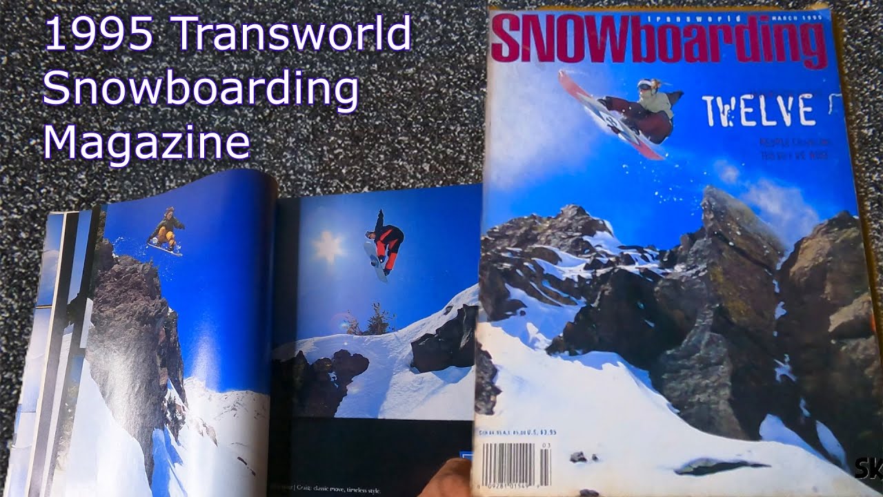 Transworld Snowboarding Magazine March 1995  - Vintage Magaine Look-Through