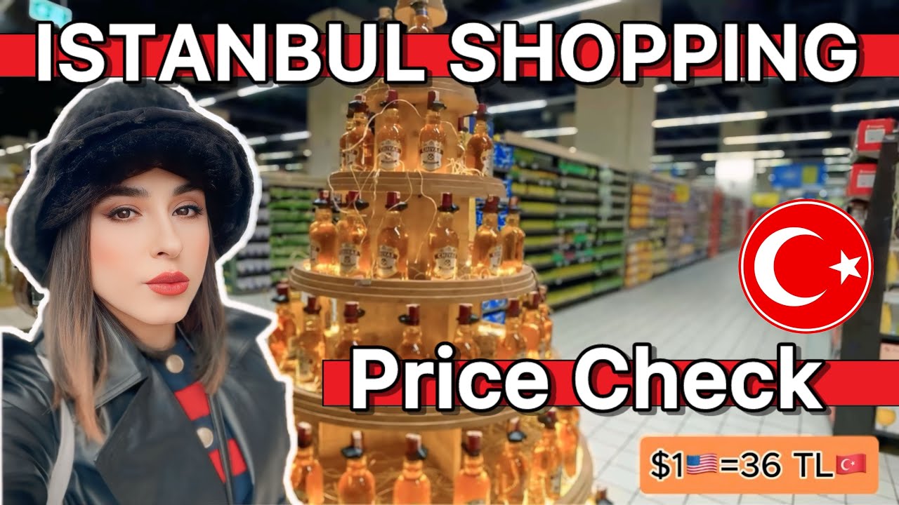 Turkiye🇹🇷Grocery Price Check in Istanbul 🛒 carrefour Market in Marmara Forum Shopping Mall🛍️Tour |4K