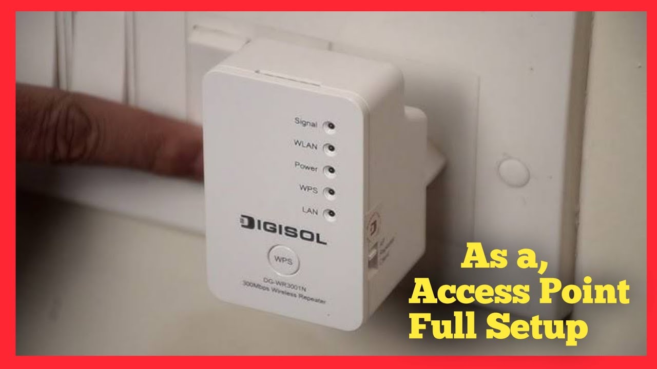 How To Use  DG-WR3001N As a Wired Extender/ WiFi Range Extender  Set Up Guide