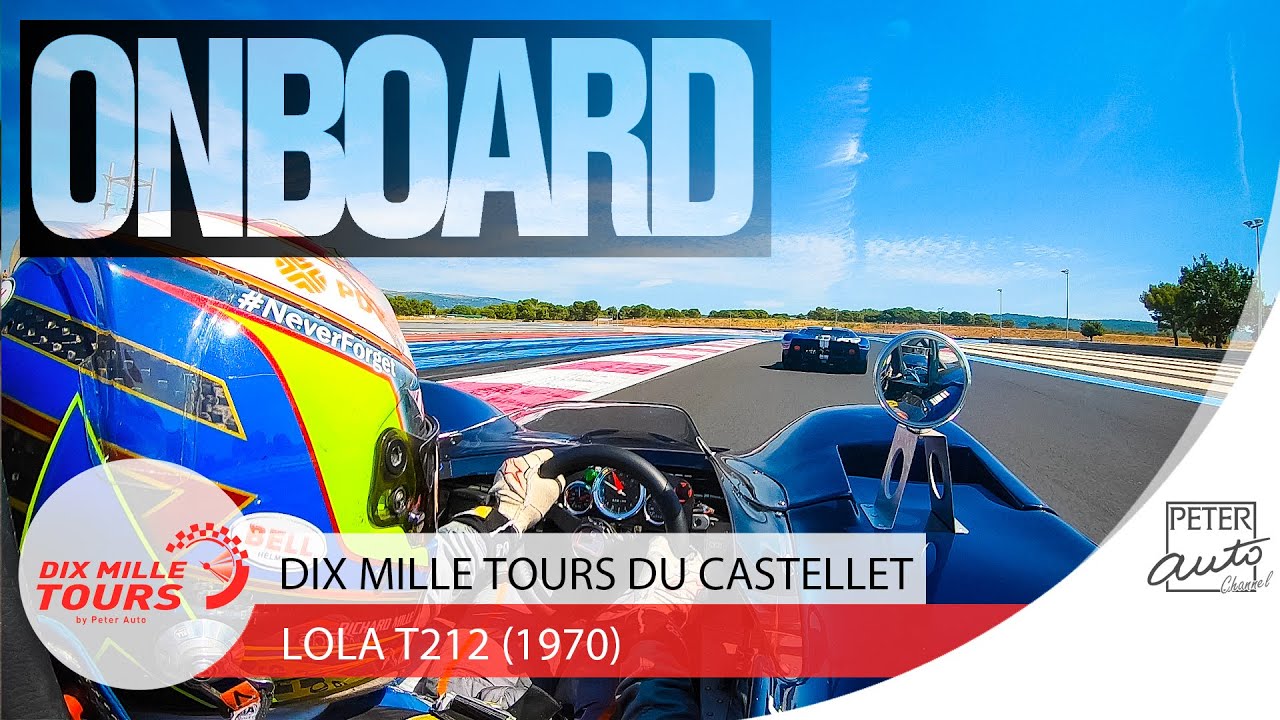 Classic Endurance Racing rolling start onboard Lola T212