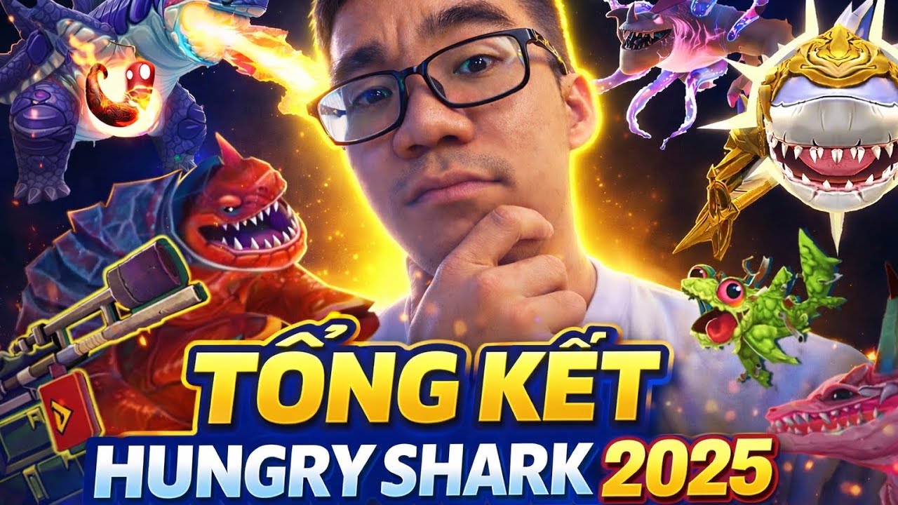 Tổng Kết Hungry Shark 2025 | Shark Nào Thật Sự Lên Ngôi?