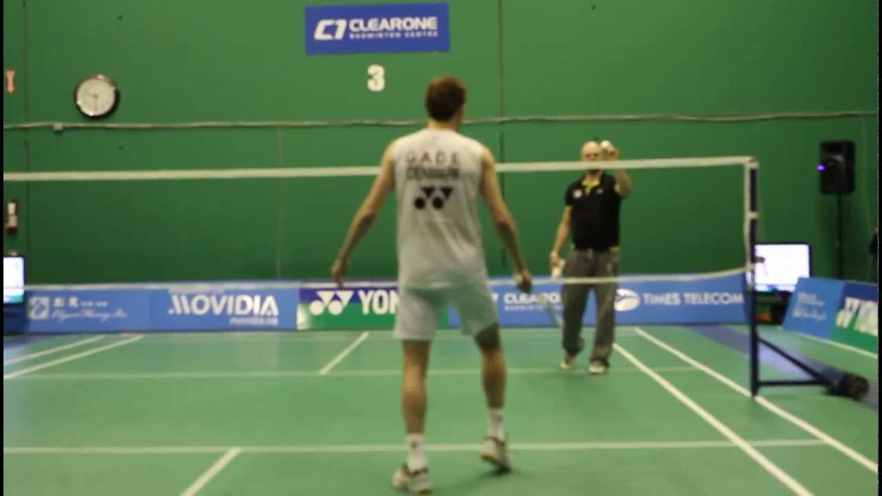 Peter Gade Trick Shots Part 2 - ClearOne Badminton Centre