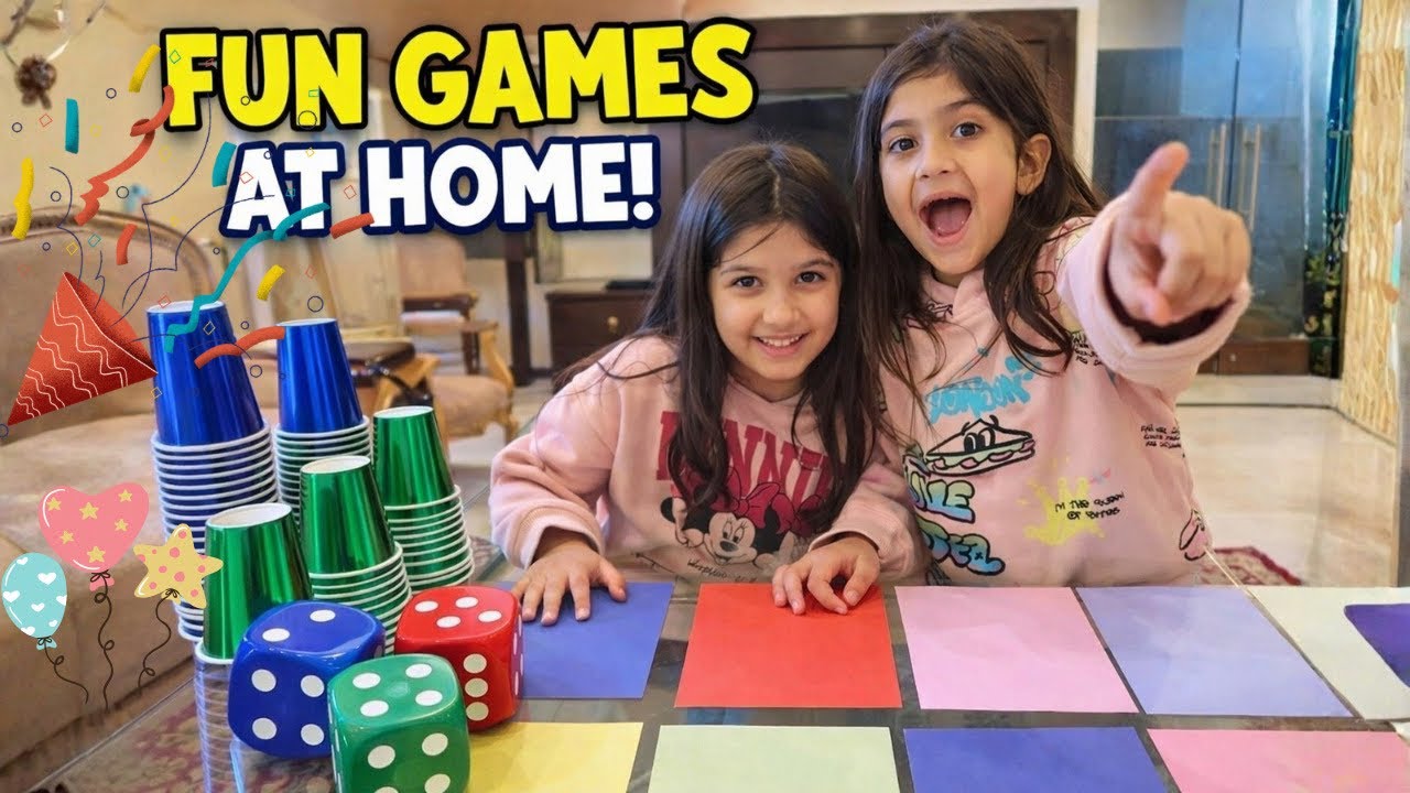 Fun Games at Home 🎲 | Easy & Exciting Indoor Games for Kids