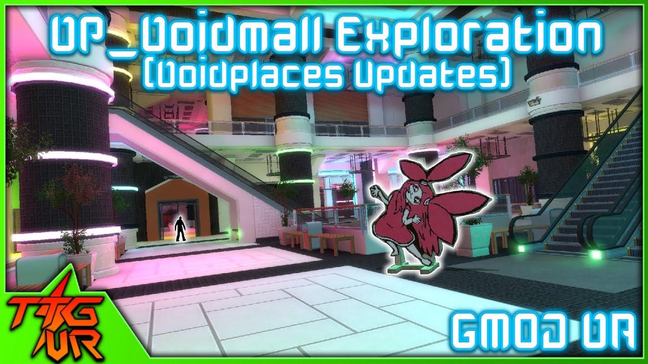 Taunted and Lost in a Huge Mall... || GMOD VR: VP_Voidmall Exploration