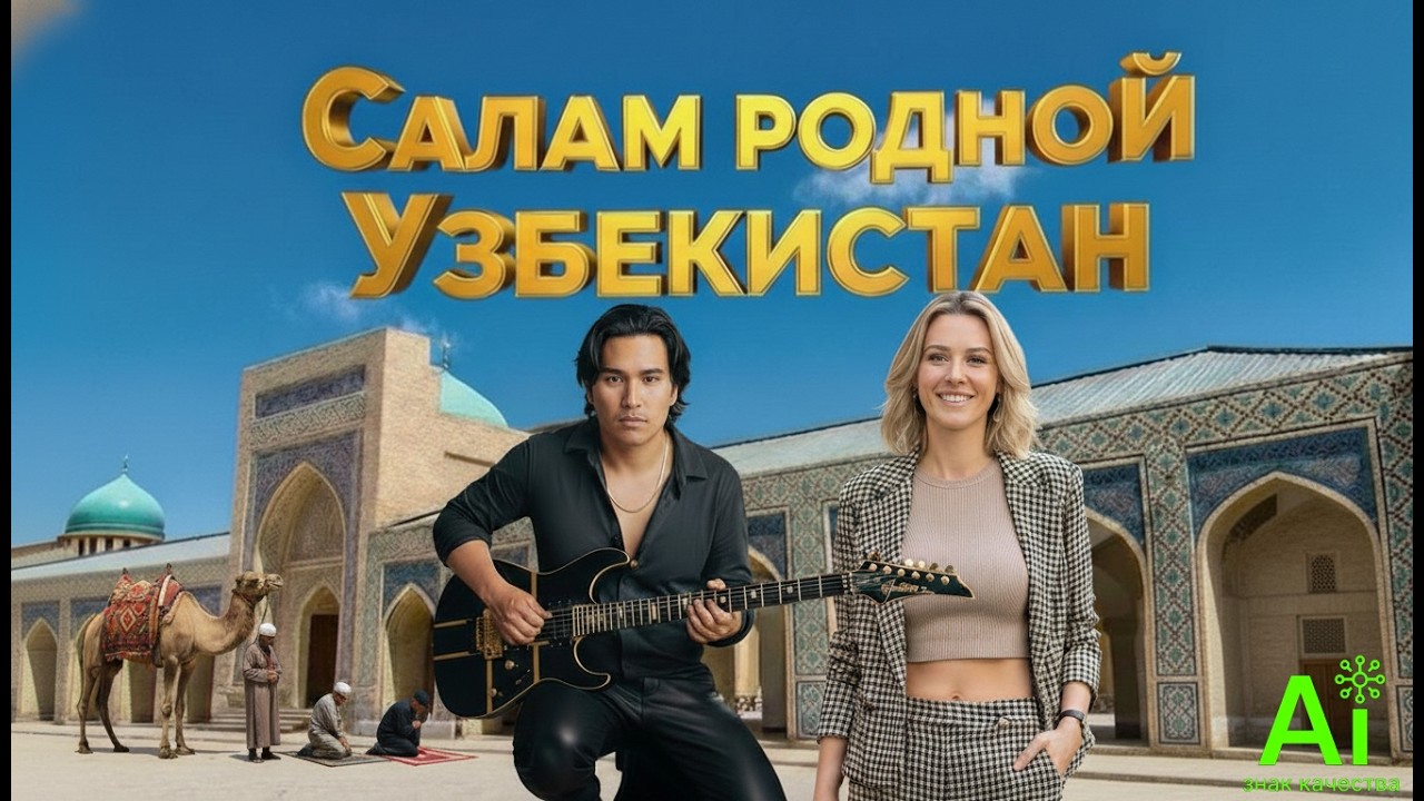ИИ клип. Салам родной Узбекистан