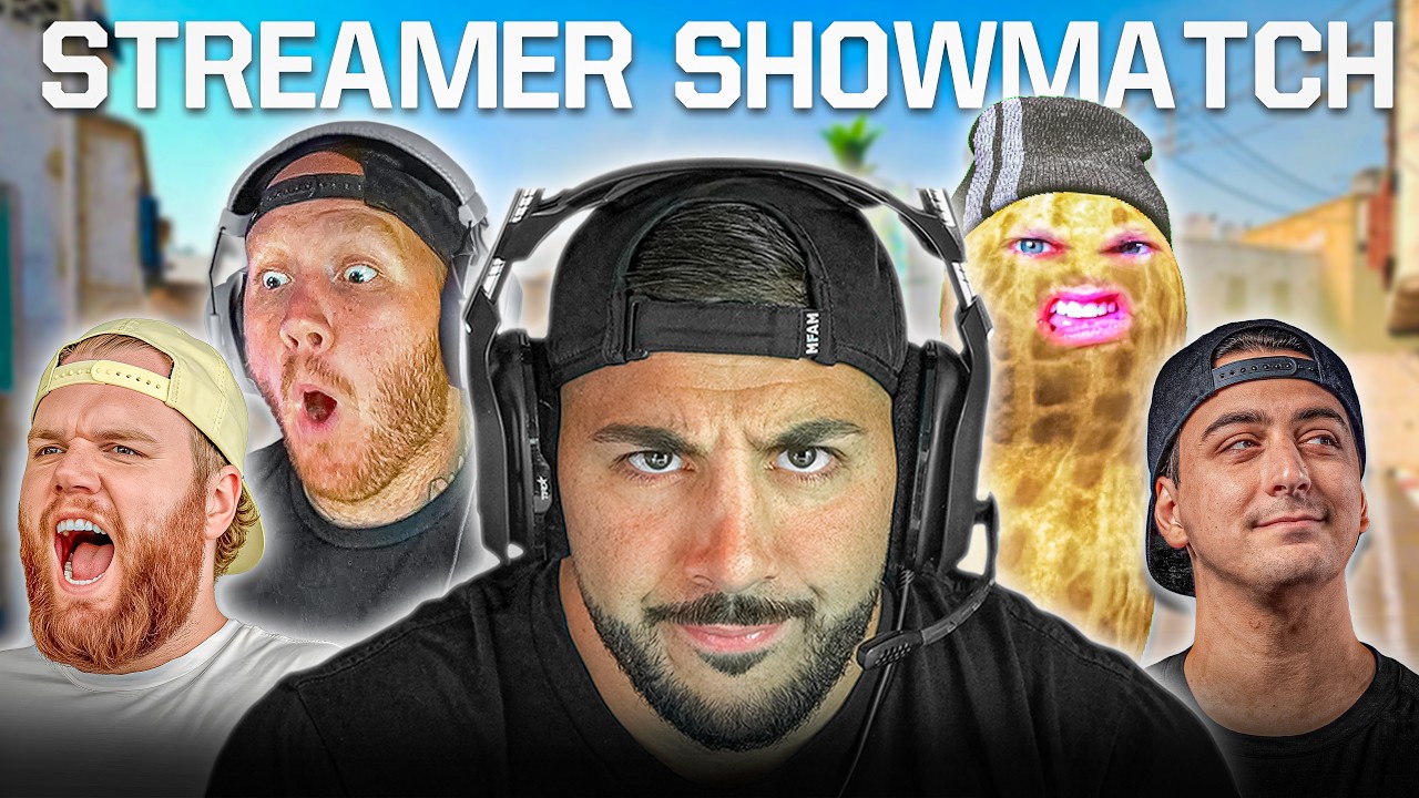 TEAM NICK VS TEAM PEANUT IN COUNTER STRIKE 2! (FT TIMTHETATMAN, SUMMIT1G, CLOAKZY, HUTCHMF & MORE)