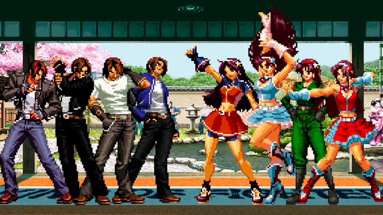 [KOF Mugen] Kyo Kusanagi Team vs Athena Asamiya Team