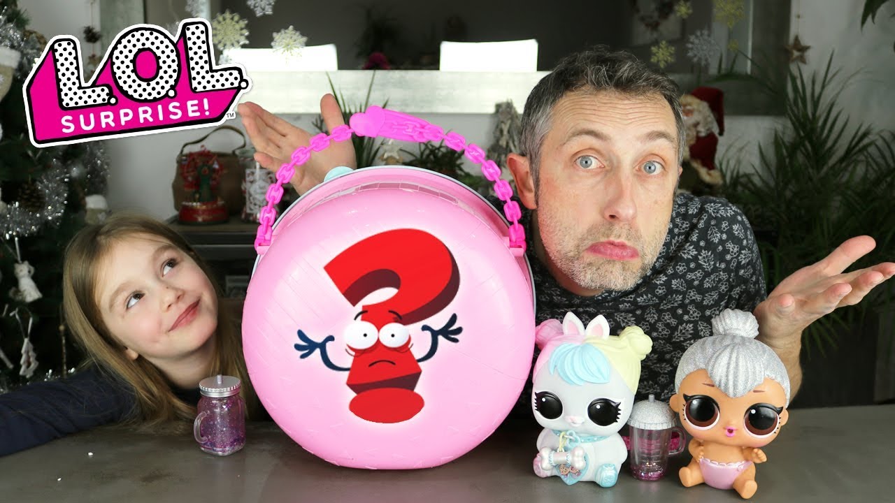 L.O.L. Surprise - Poupée LOL Ooh La La Babies : Méga boule avec 15 surprises et un bébé XXL !