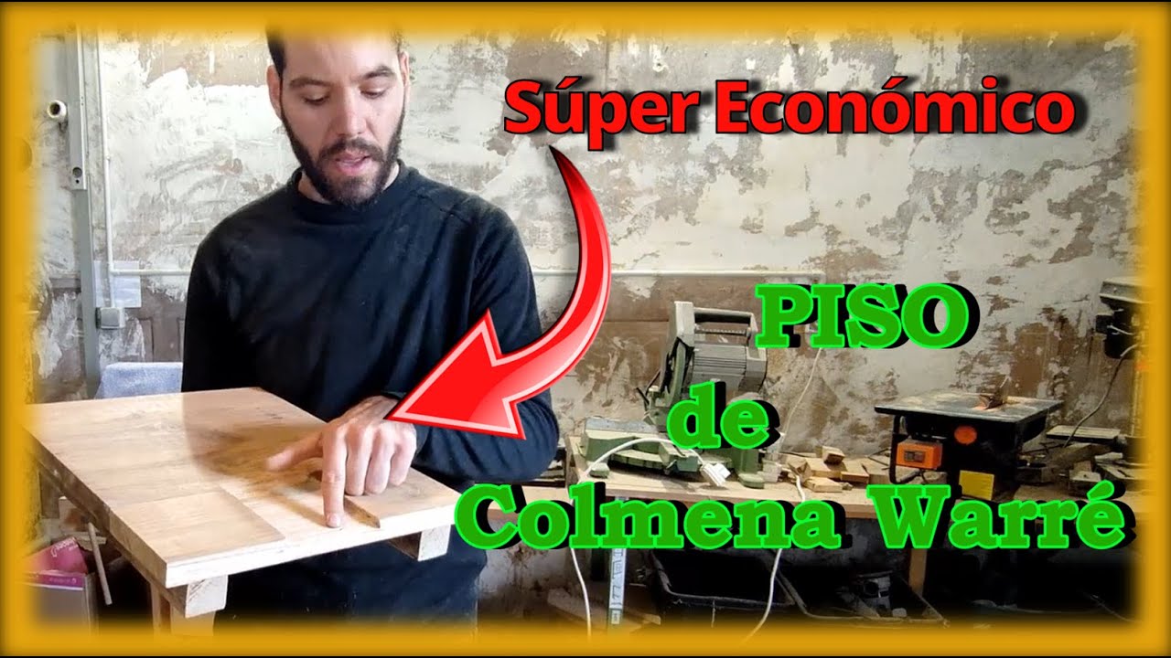 Cómo hacer un piso casero - Madera reciclada - Colmena Warré