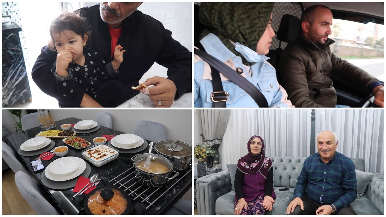 KAYINVALİDEMLER YEMEĞE GELDİ | ELLERİ YİNE DOLU GELDİ ❤️ ESKİDEN ÇOK GEZERDİK | MARKET ALIŞVERİŞİ