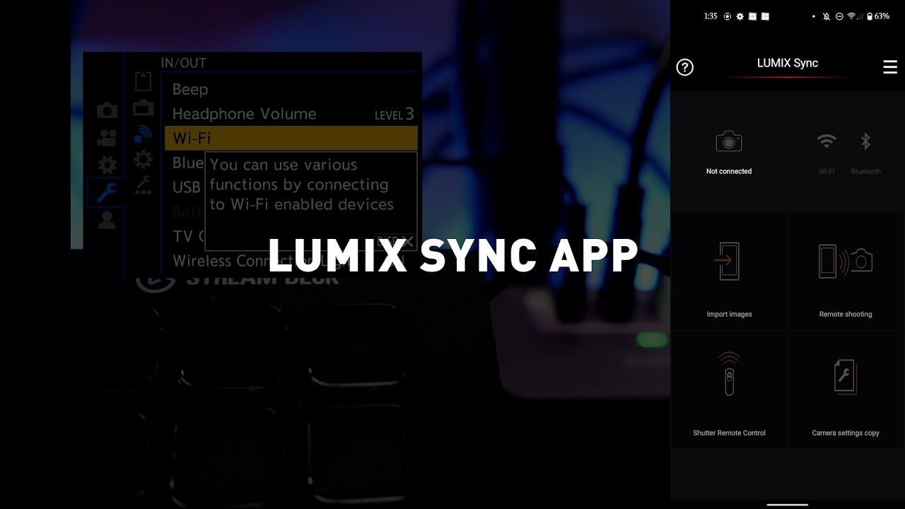 How to use the LUMIX Sync App | LUMIX Academy tutorial