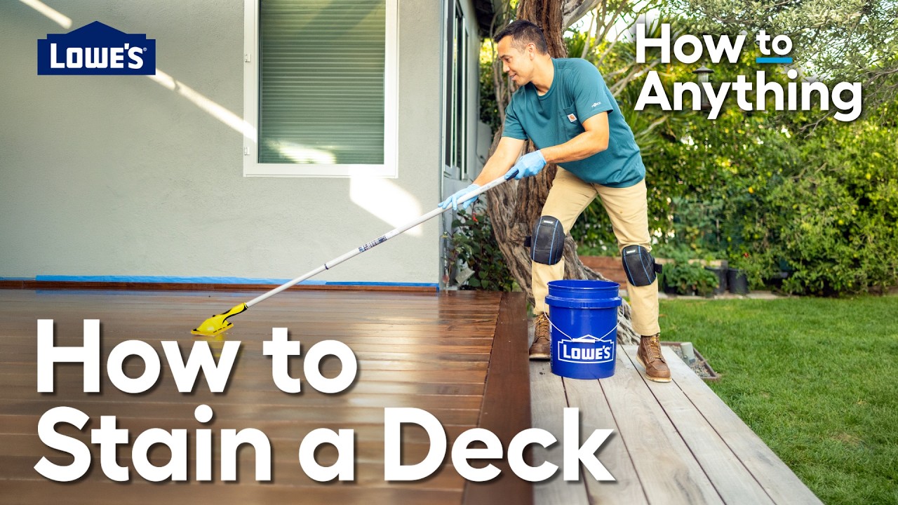How to Stain a Deck | How To Anything