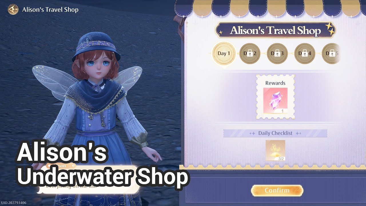 Infinity Nikki Mishaps: Alison's Underwater Shop (1.11 only)