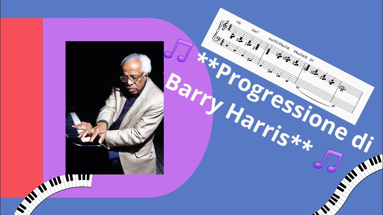 Una Progressione di Barry Harris, con spartito