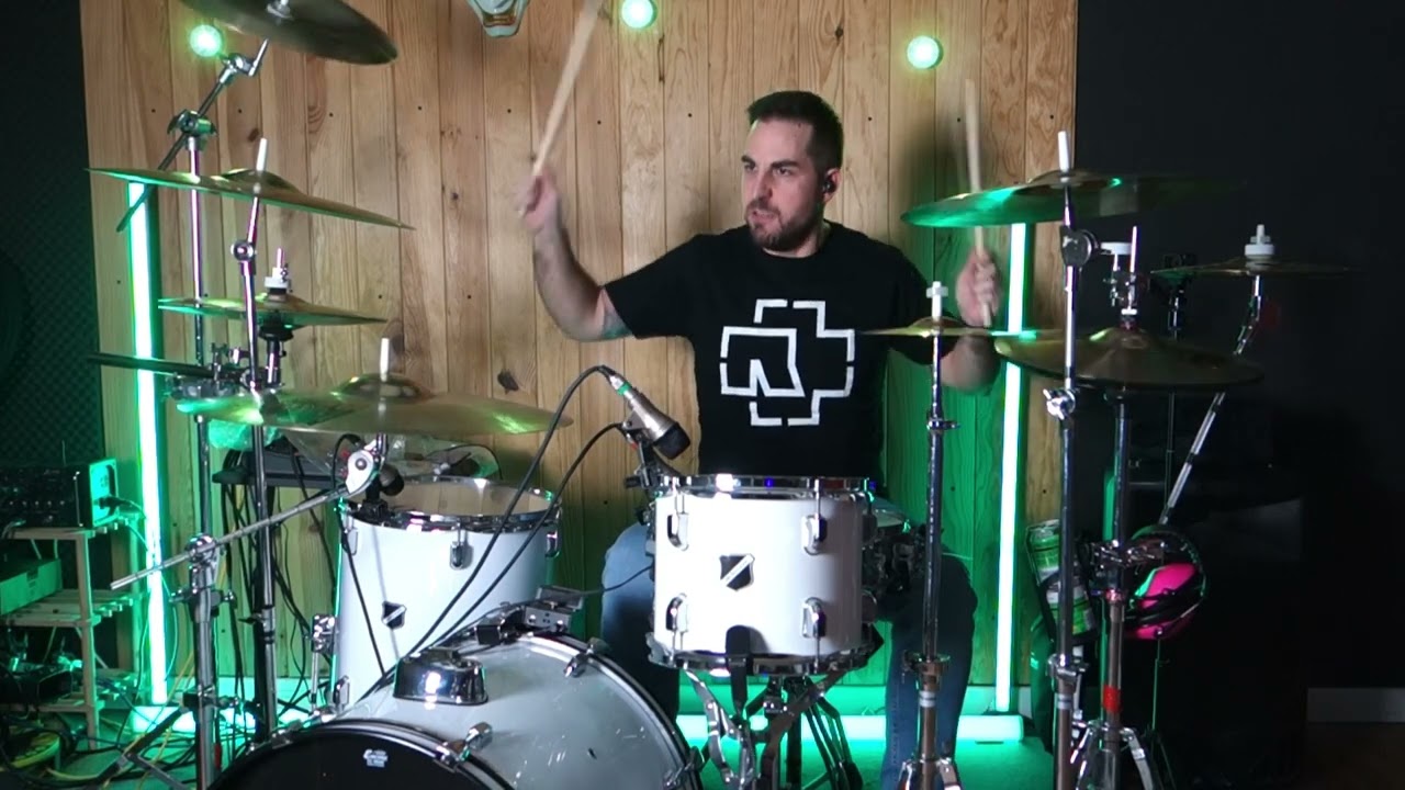 RAMMSTEIN - Adios - Live (Insta Drum Cover)