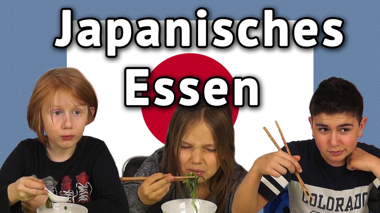 Kinder probieren Essen aus Japan (Teil 1)