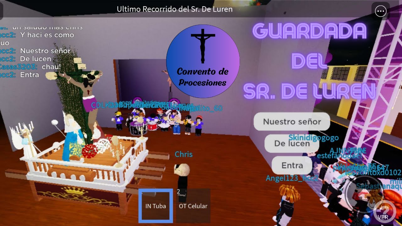 Guardada del Señor de Luren en Roblox - Convento de Procesiones