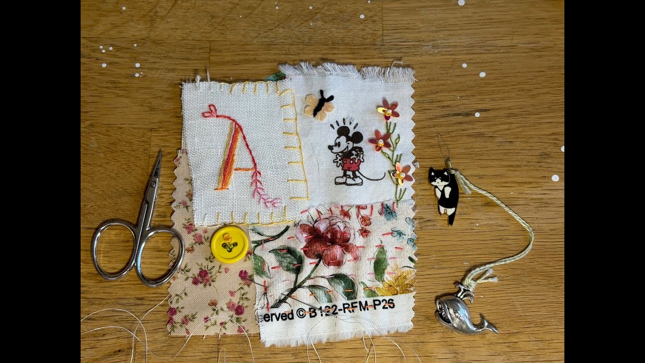 Simple Slow Stitch Tutorial | 5 Hand Embroidery Stitches + Intro to Stumpwork (Raised Embroidery)