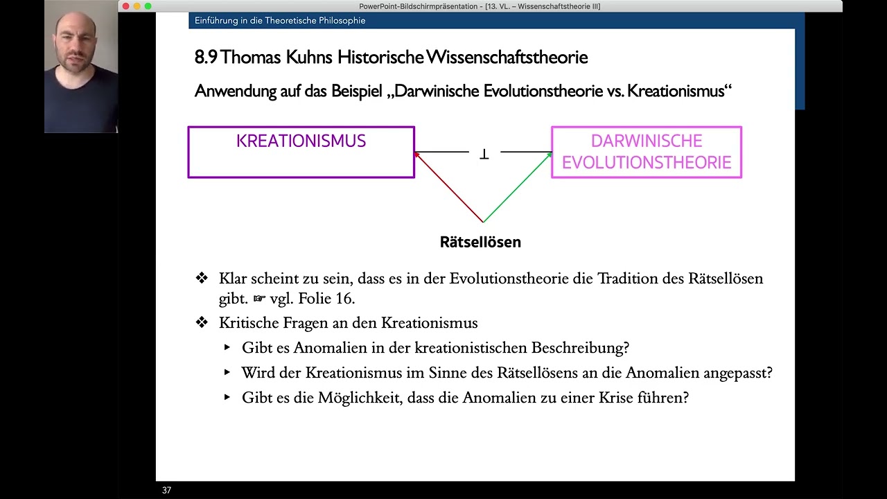 Theoretische Philosophie: Wissenschaftstheorie, 13. Video