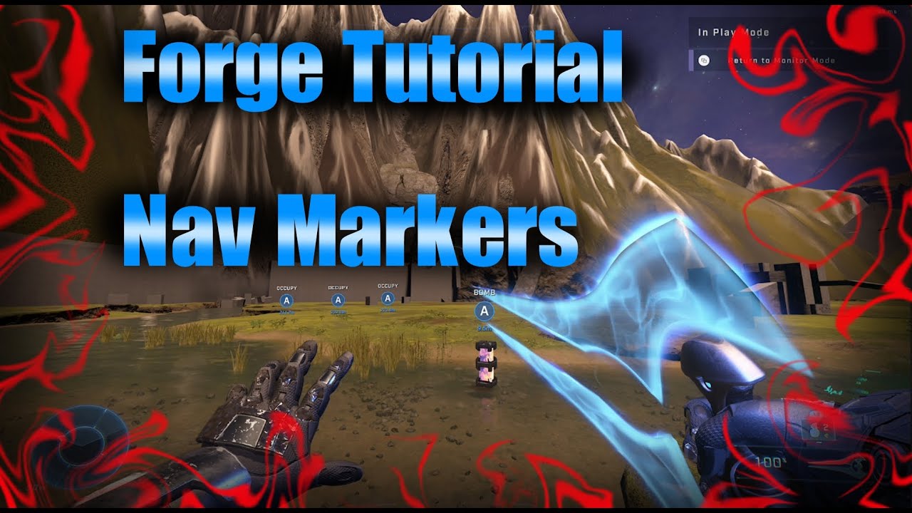 Halo Infinite Forge how to use Nav Markers in your map
