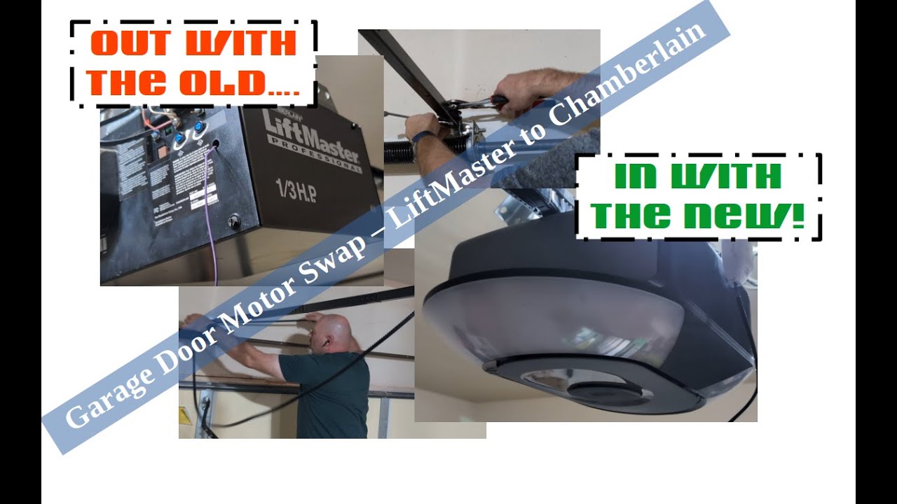 Replacing My Old LiftMaster Garage Door Opener with a New Chamberlain | DIY Installation