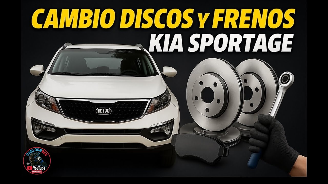 CAMBIO DISCOS Y PASTILLAS DE FRENO | KIA SPORTAGE 1.7 CRDi (Explicado paso a paso)