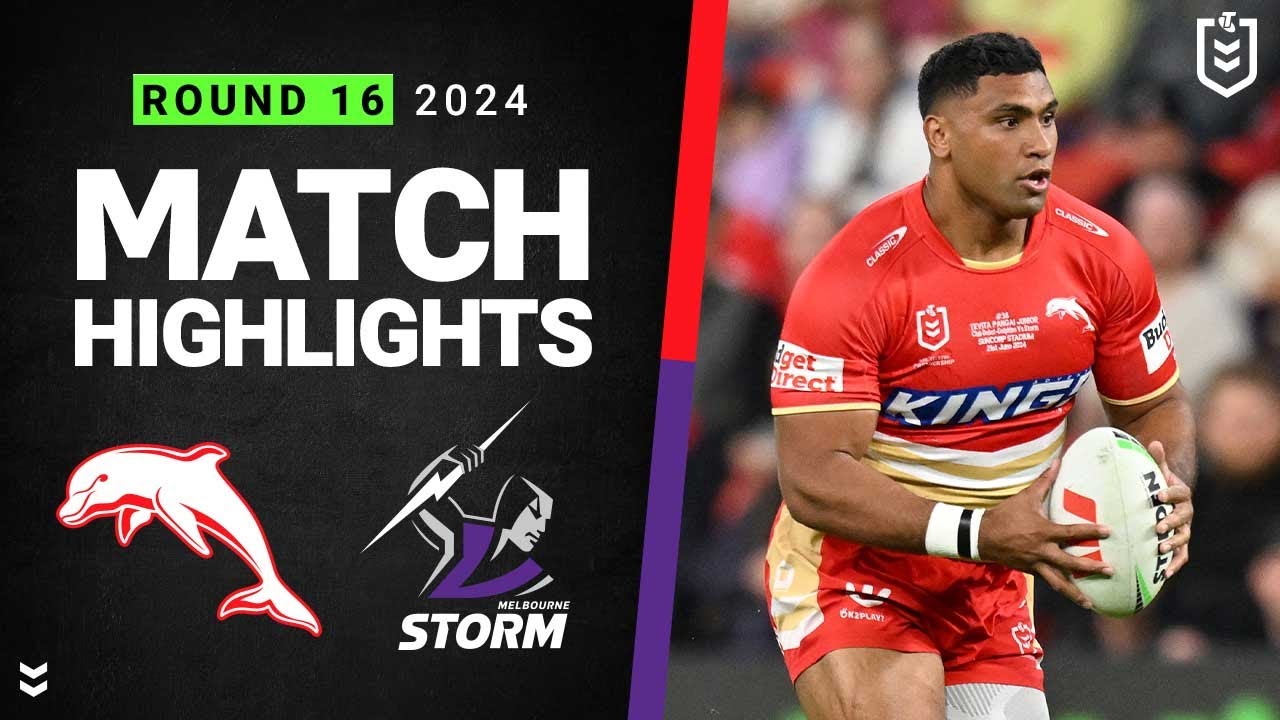 NRL Highlights | NRL 2024 | Dolphins v Storm | Match Highlights
