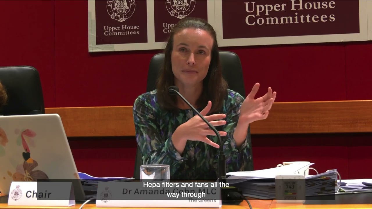 NSW Teachers Federation evidence NSW Parliament Inquiry into Clean indoor air Monday 16 March 2026
