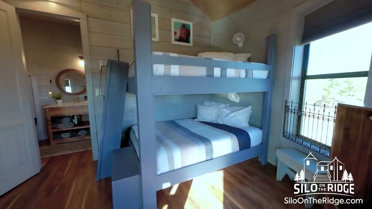 Tour of Silo on the Ridge a Unique Luxury Cabin in Broken Bow, Oklahoma