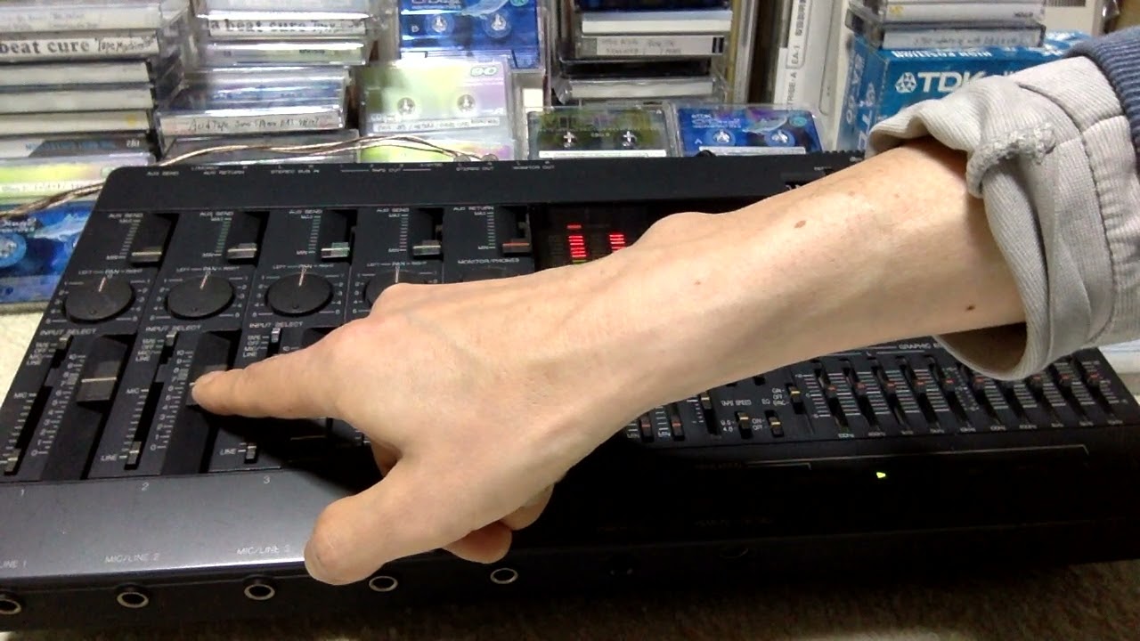 カセットMTRでテクノ を作りました。/ Cassette MTR Yamaha CMX / Techno