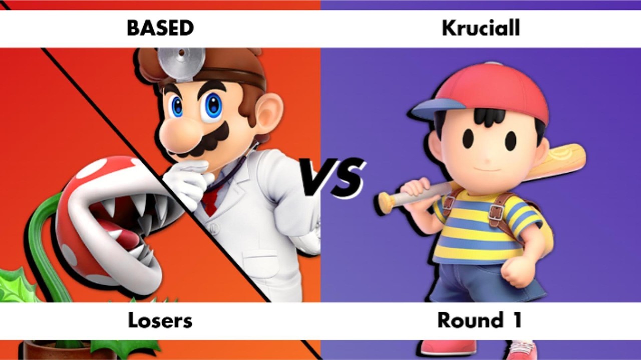 Free Friday #96 | BASED (Dr. Mario/Piranha Plant) Vs. Kruciall (Ness)