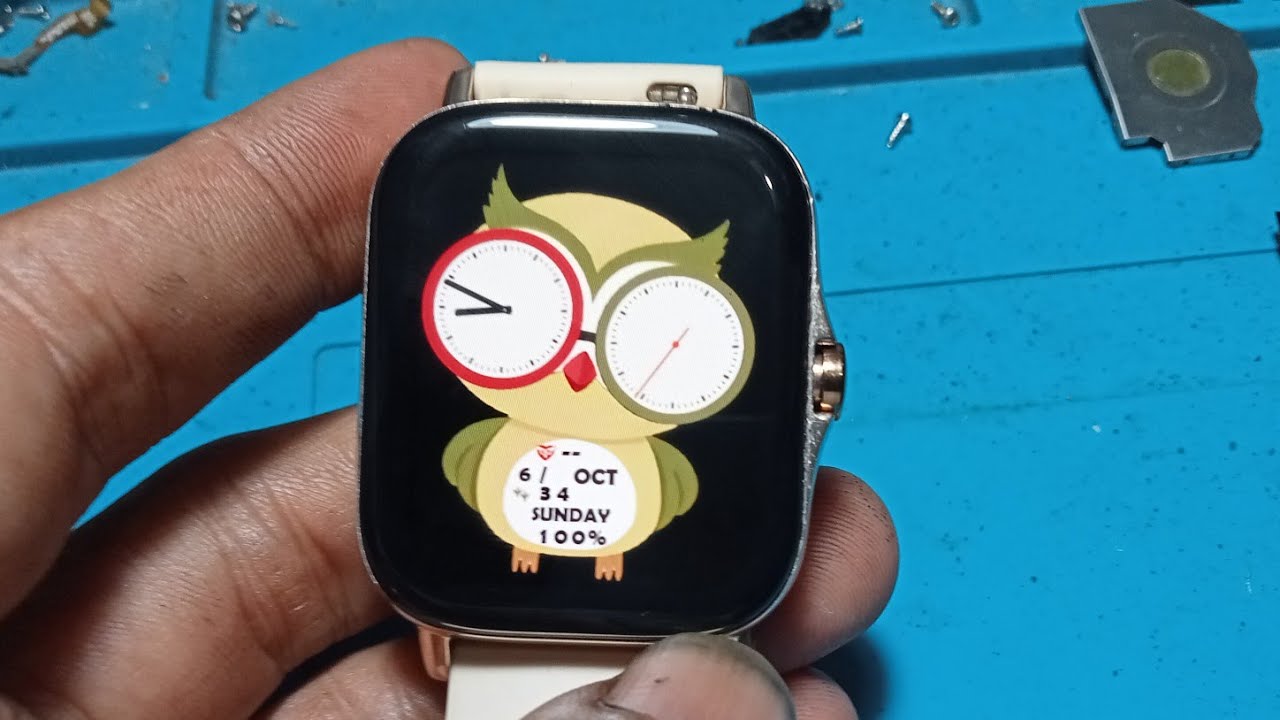 amazfit gts 2 di cas menyala 100% lepas cas mati #repair #service