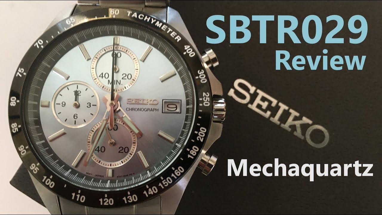 Распаковка и обзор часов Seiko Spirit SBTR029 Quartz Chronograph Mecha-Quartz. 8T67 VK67 Ice Blue