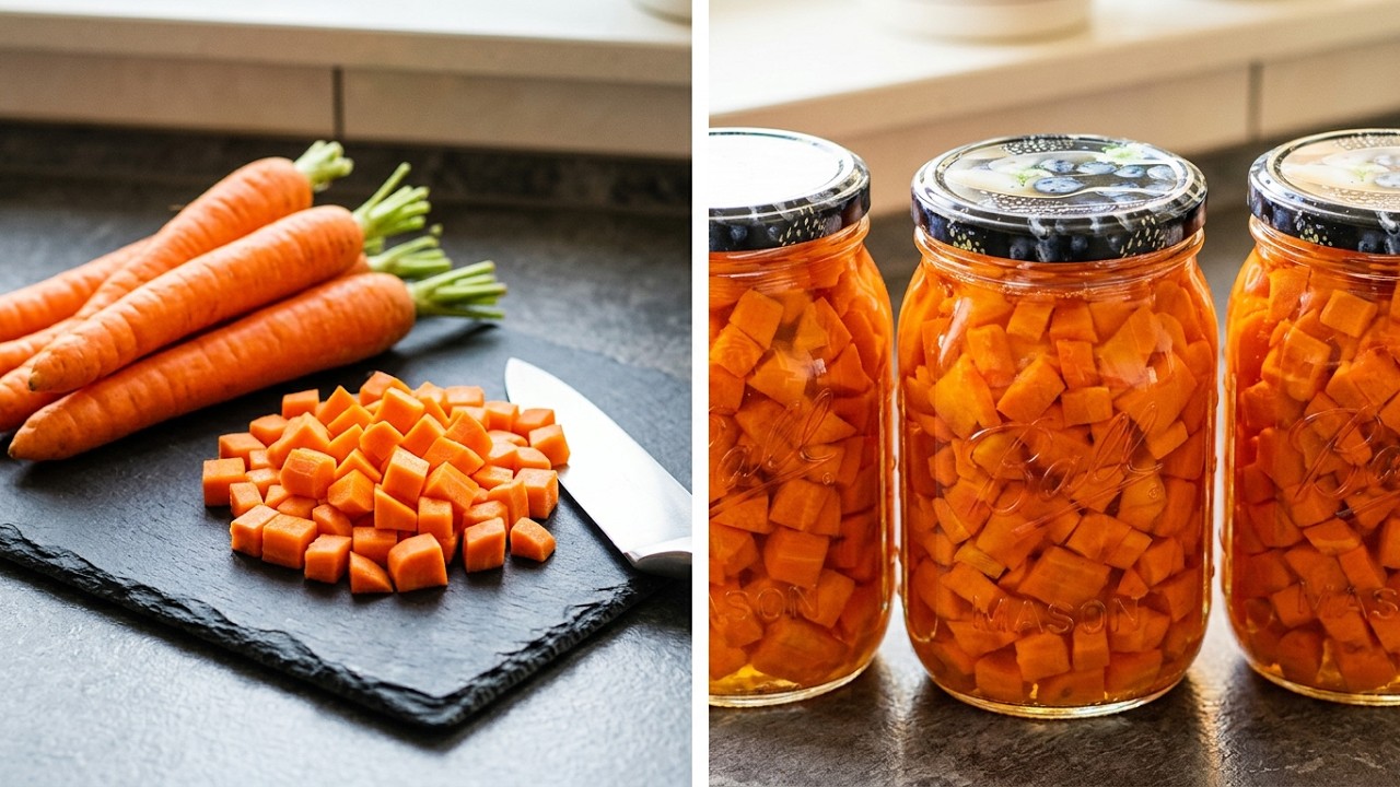 MARCHEWKA na zimę do słoików 🥕 Łatwy i smaczny sposób KROK PO KROKU