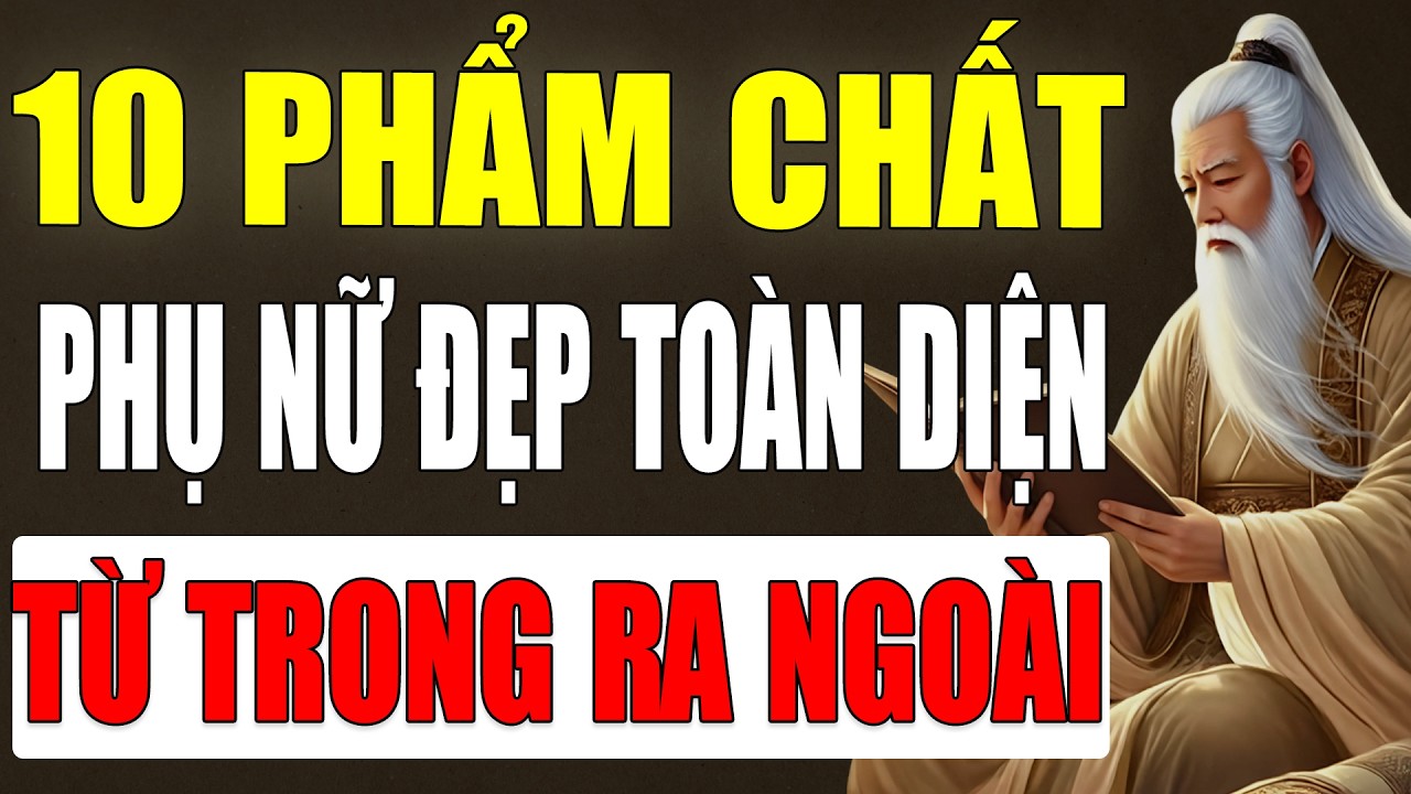 10 phẩm chất giúp phụ nữ đẹp toàn diện từ trong ra ngoài