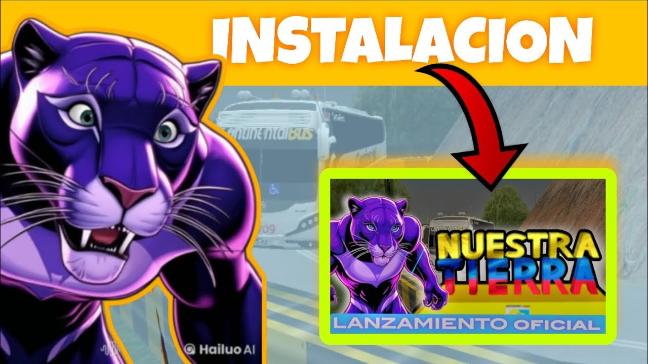 INSTALAR el mapa NUESTRA TIERRA • Mapa colombia • Protón bus Simulator