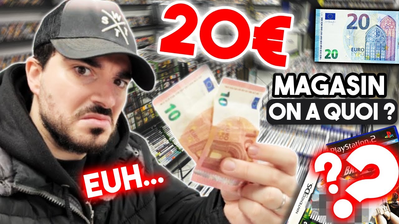 20€ pour ACHETER des JEUX VIDÉO RÉTRO en MAGASIN à Paris !